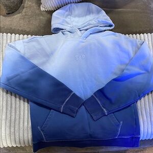 GAP Blue Gradient Hoodie- kids XL (12). Tons of life left!